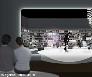 Image en 3D de lexposition du Centre Pompidou