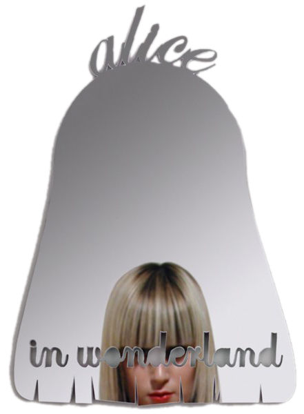 Miroir autocollant Alice in Wonderland